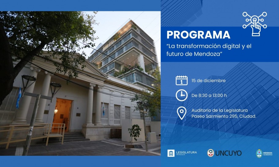 imagen  Transformación Digital y el Futuro de Mendoza: Un Encuentro en la Legislatura