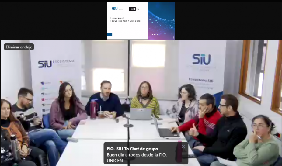 imagen El SIU, en encuentro virtual, compartió novedades en cuanto a Firma Digital