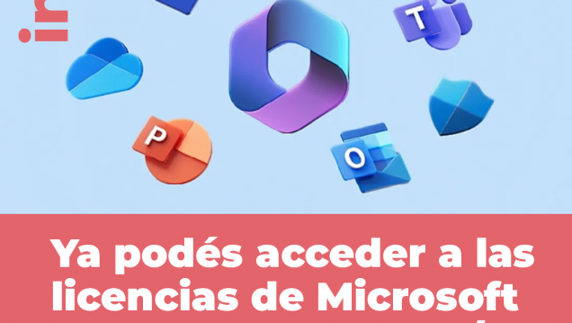 imagen Microsoft 365: Están disponibles las licencias para egresados/as