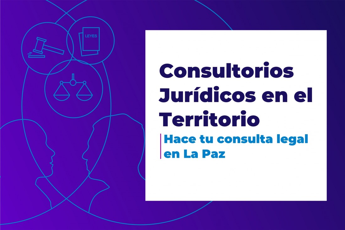 imagen Realizarán consultas jurídicas en La Paz