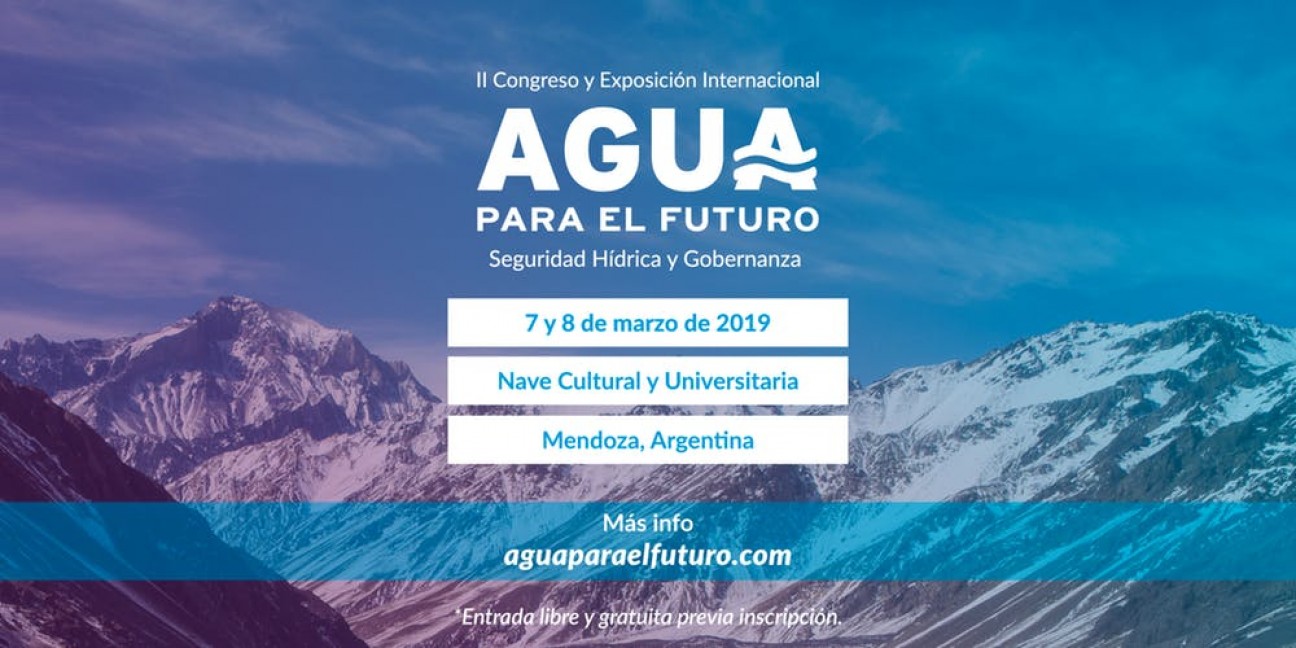 imagen "Agua para el futuro" un congreso para reflexionar sobre el cuidado del recurso hídrico