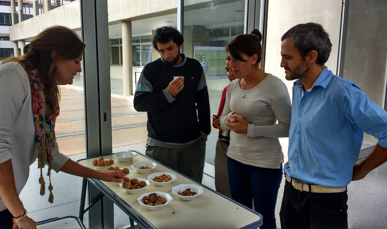 imagen Analizaron la calidad de frutos secos en un taller