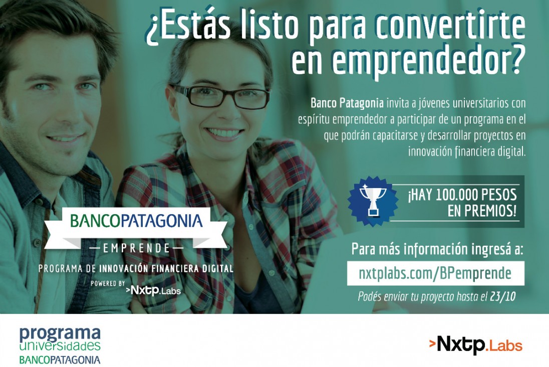 imagen Convocan a estudiantes para el Programa Patagonia Emprende