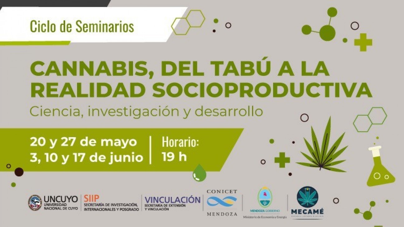 imagen Dictarán el seminario "Cannabis, del tabú a la realidad socioproductiva"