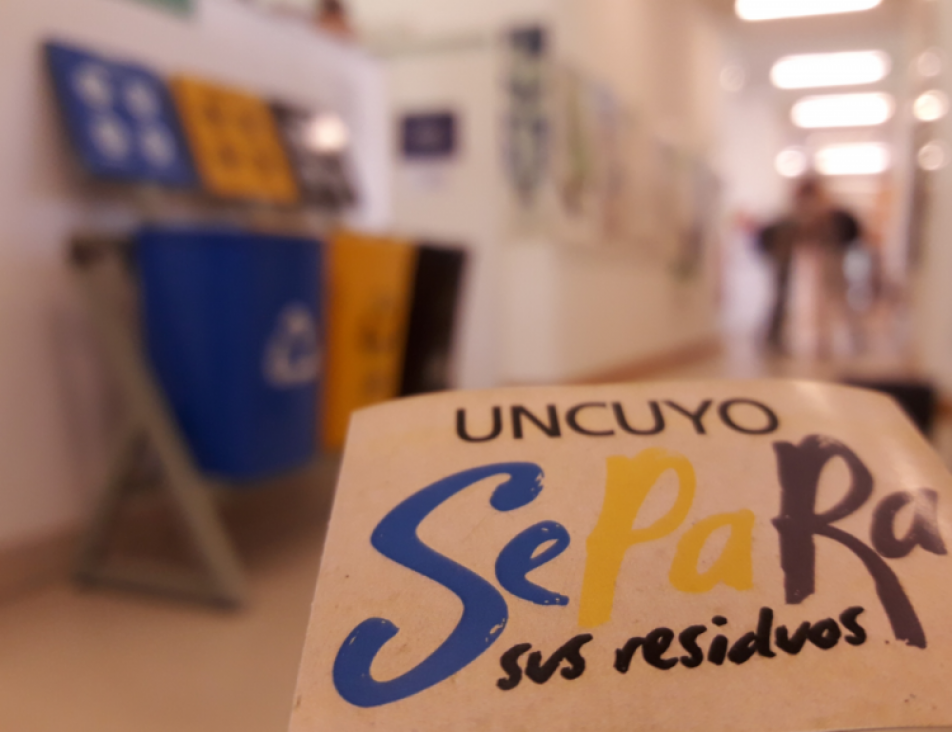 imagen La UNCUYO recuperó casi 20 toneladas de residuos en 2018